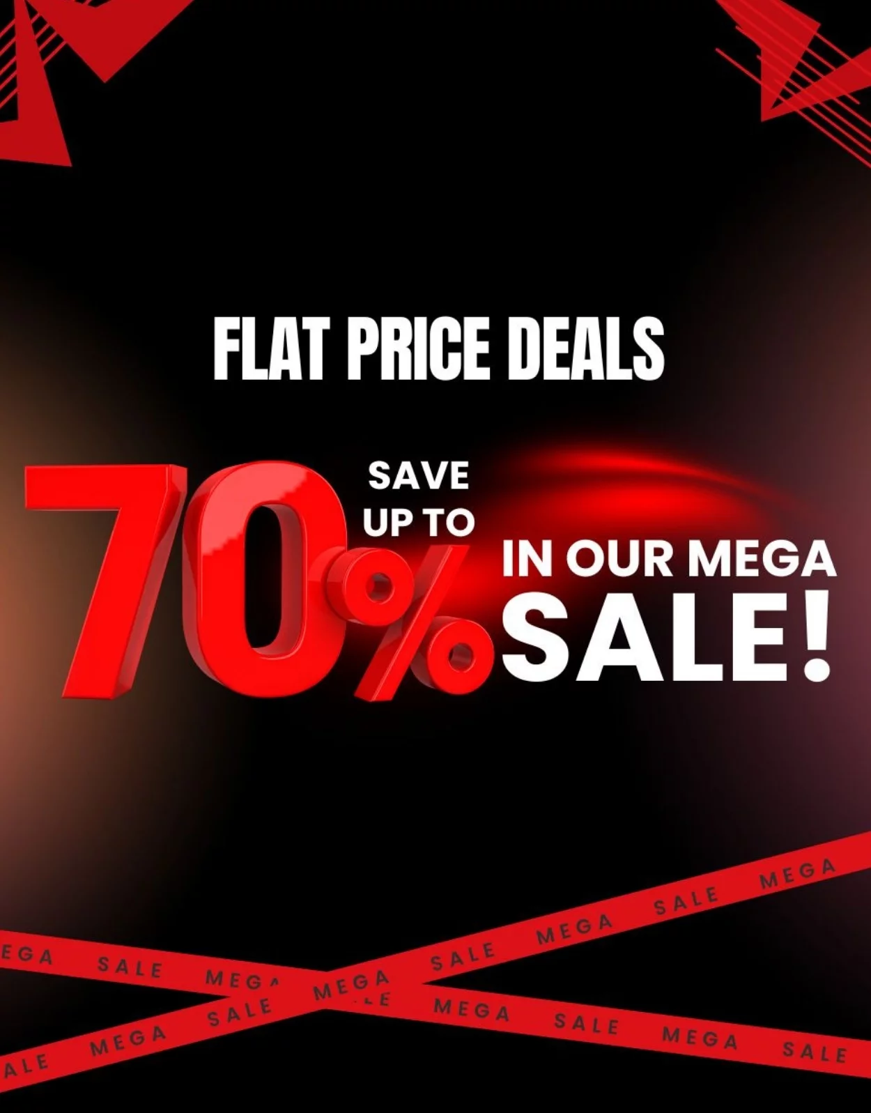 flat prıce %70