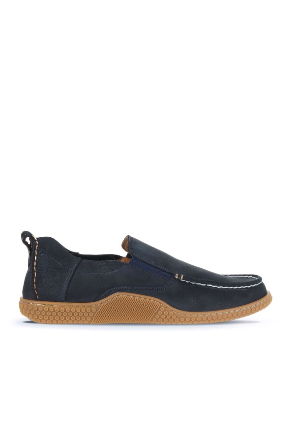 NAVY NUBUCK CASUAL MEN