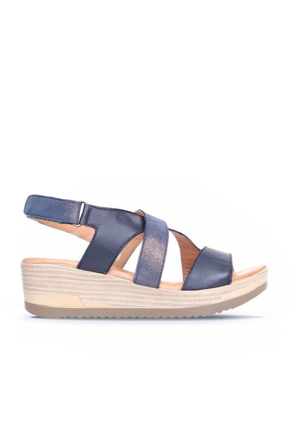 NAVY DOUCHE SANDALS WOMEN