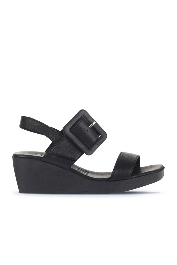 BLACK DOUCHE SANDALS WOMEN