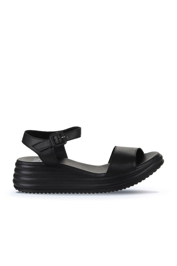 BLACK DOUCHE SANDALS WOMEN