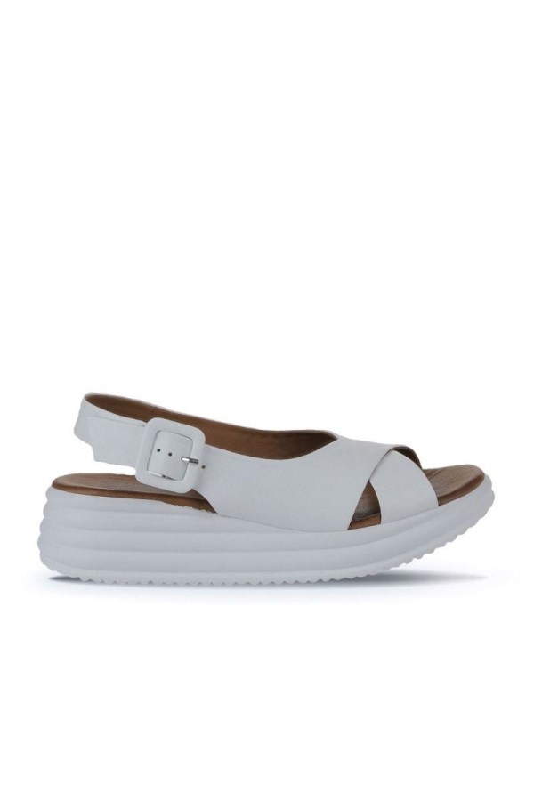 WHITE DOUCHE SANDALS WOMEN