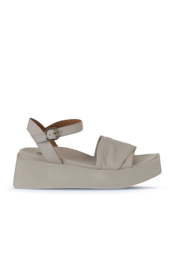 CREAM DOUCHE SANDALS WOMEN