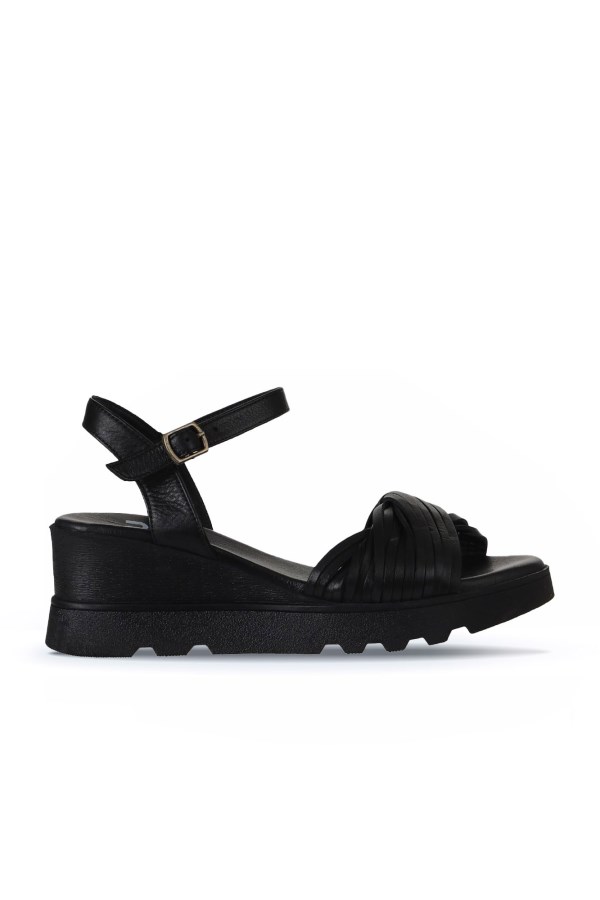 BLACK DOUCHE SANDALS WOMEN