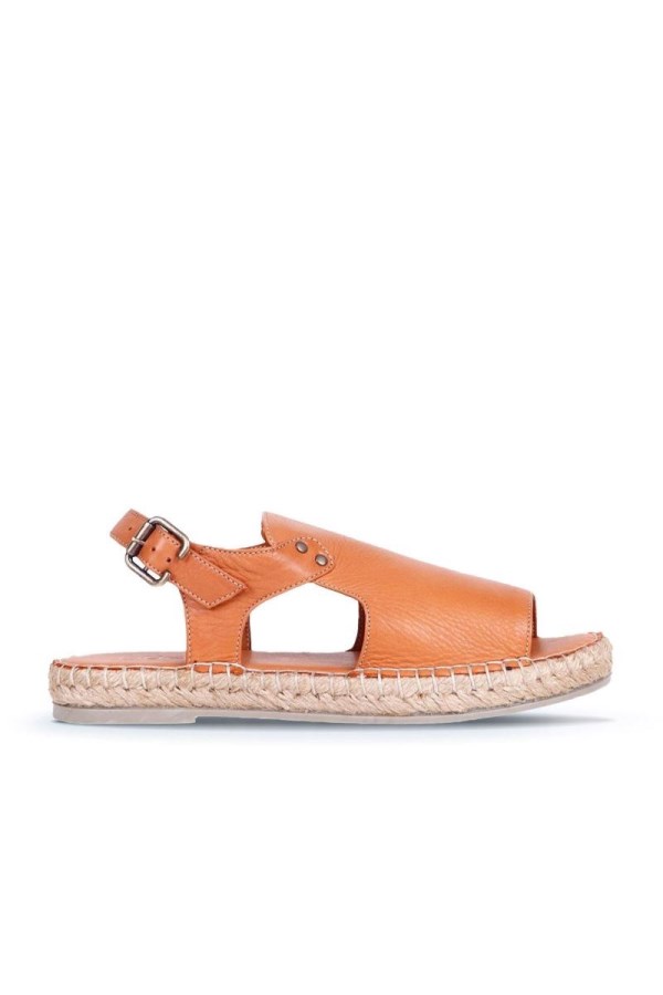 COCONUT - TOBACCO ESPADRILLE SANDALS WOMEN