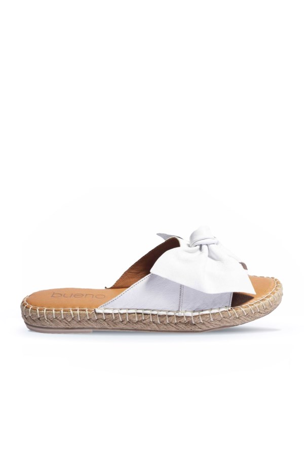 WHITE ESPADRILLE SLIPPERS WOMEN