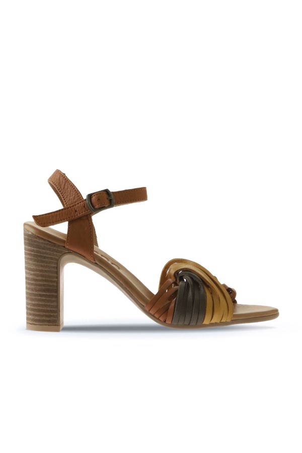 NOCHE - YELLOW HIGH HEEL SANDALS WOMEN