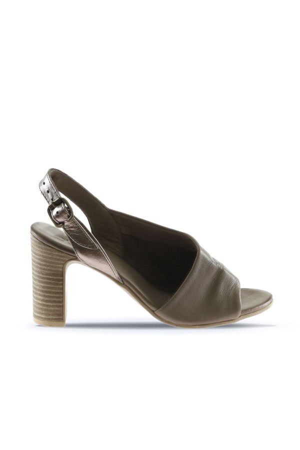 DARKSTONE - TAUPE HIGH HEEL SANDALS WOMEN