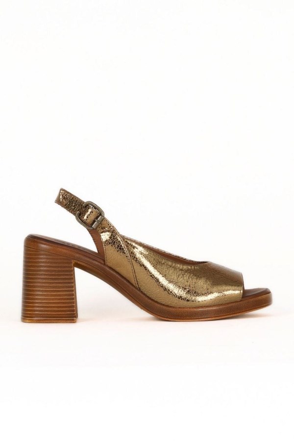 COBRE - COPPER HIGH HEEL SANDALS WOMEN