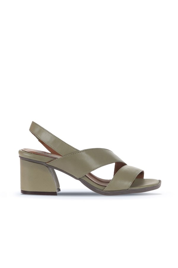 BROOK - GREEN HIGH HEEL SANDALS WOMEN