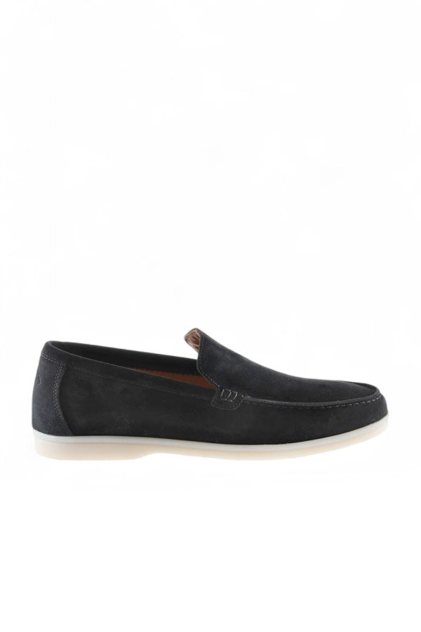 BLACK SUEDE LOAFER MEN