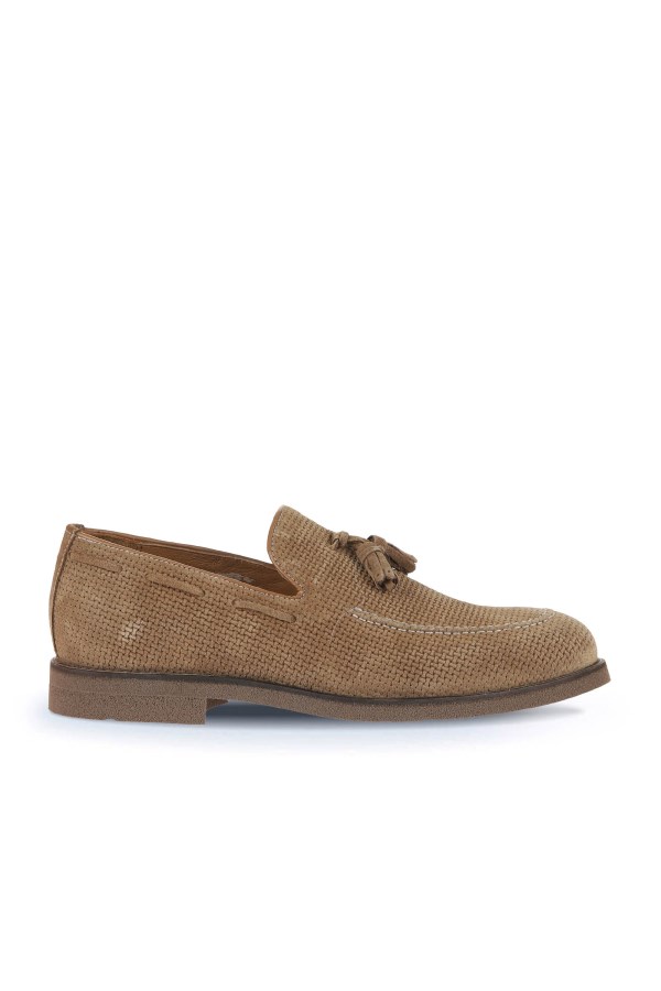 SIGARO BROWN SUEDE LOAFER MEN