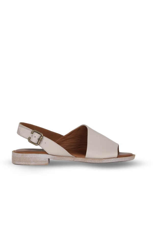 SILVER GREY LOW HEEL SANDALS WOMEN