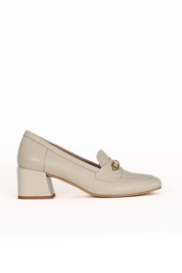 BEIGE MID HEEL WOMEN