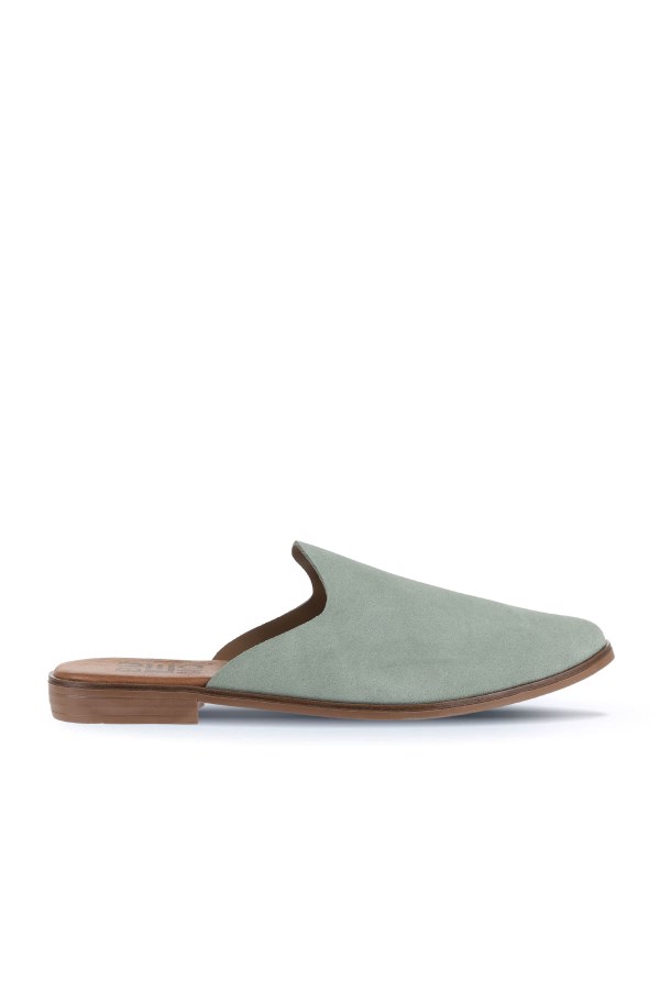 SOFT GREEN / NEWNATURE SLIPPERS WOMEN