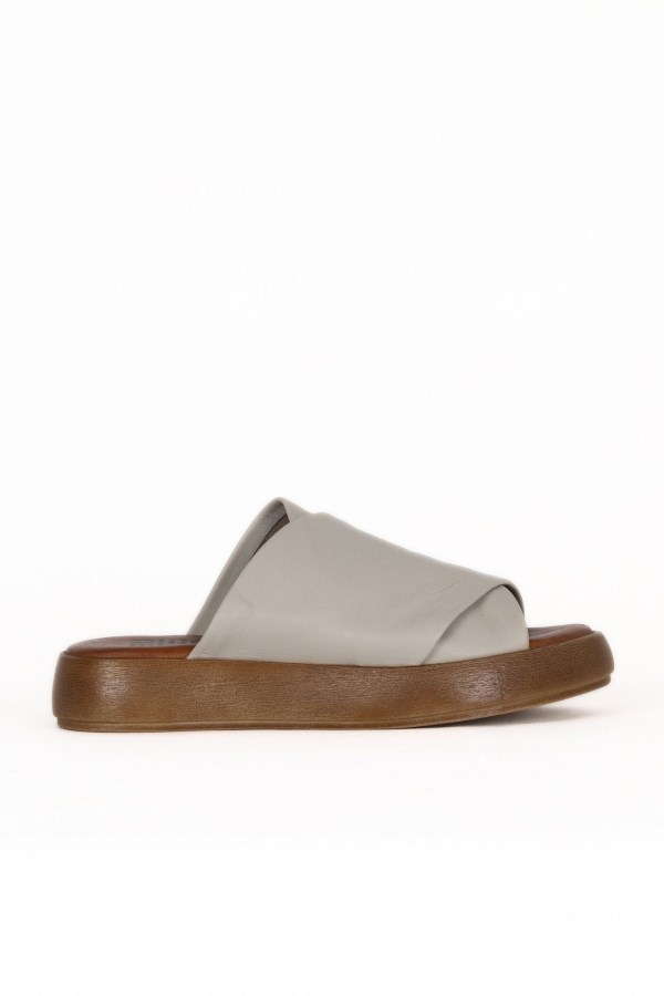 TUSK - LIGHT GREY SLIPPERS WOMEN