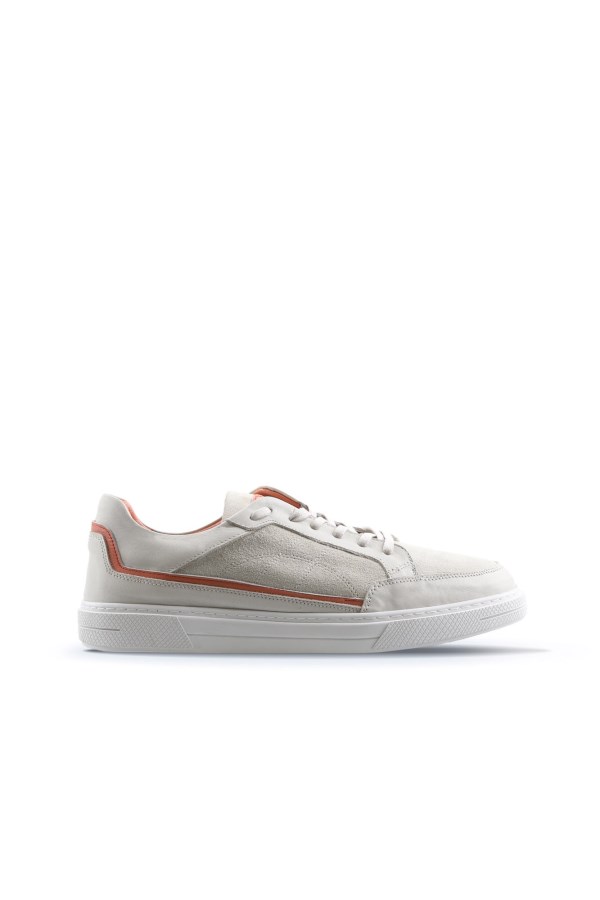 BEIGE/ORANGE SNEAKERS MEN