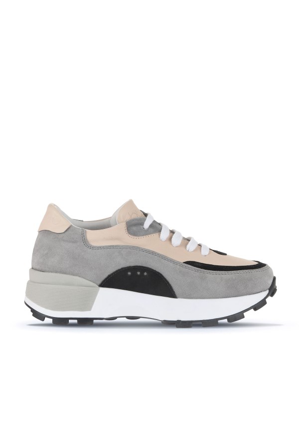 LIGHT GREY/BLACK SNEAKERS WOMEN