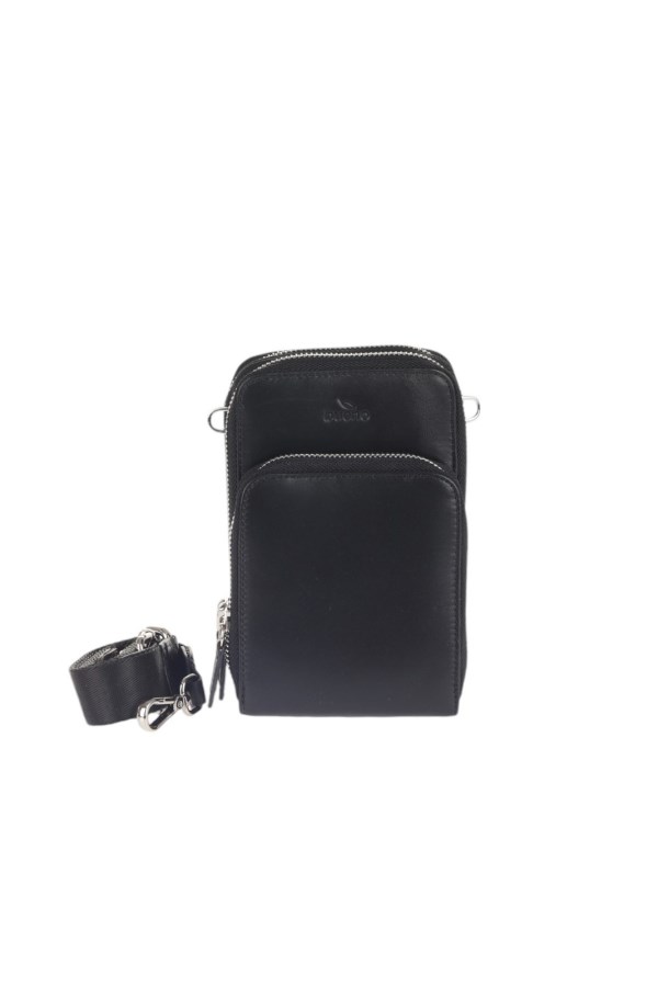 BLACK WAIST BAGS UNISEX